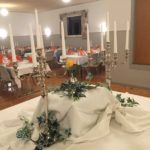 Den lille sal dækket op